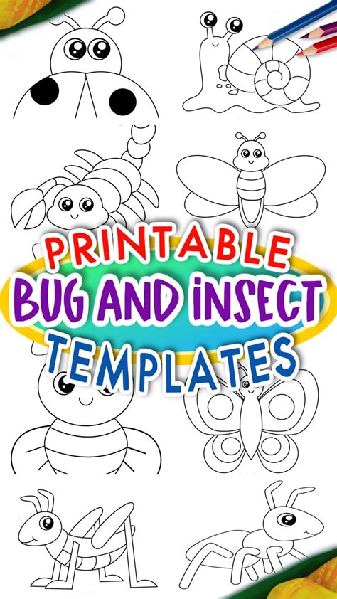 Printable Bug Templates